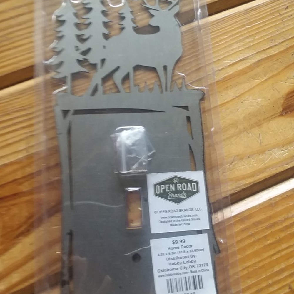 NEW! Metal DEER Wall Light Switch Cover